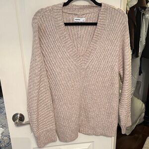 Sonoma Women's Cream V-Neck Sweater